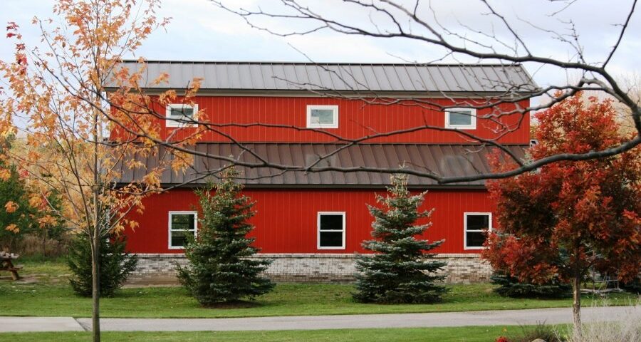 Beautiful galvanized steel barndominiums in Scottsdale, Arizona, showcasing modern design and durable construction