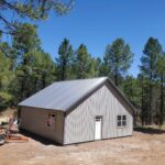 “Unique galvanized steel cabins in Florence, Arizona, offering modern living amidst scenic desert landscapes.”