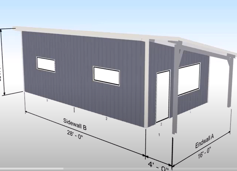 Modern galvanized steel cabins in Golden Valley, Arizona, showcasing sustainable living and desert landscape