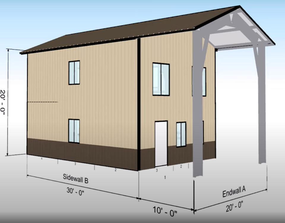 Several galvanized steel cabins in Tuba City, Arizona, showcasing modern design and durable construction